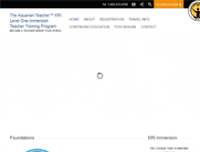 Tablet Screenshot of immersion.kriteachings.org
